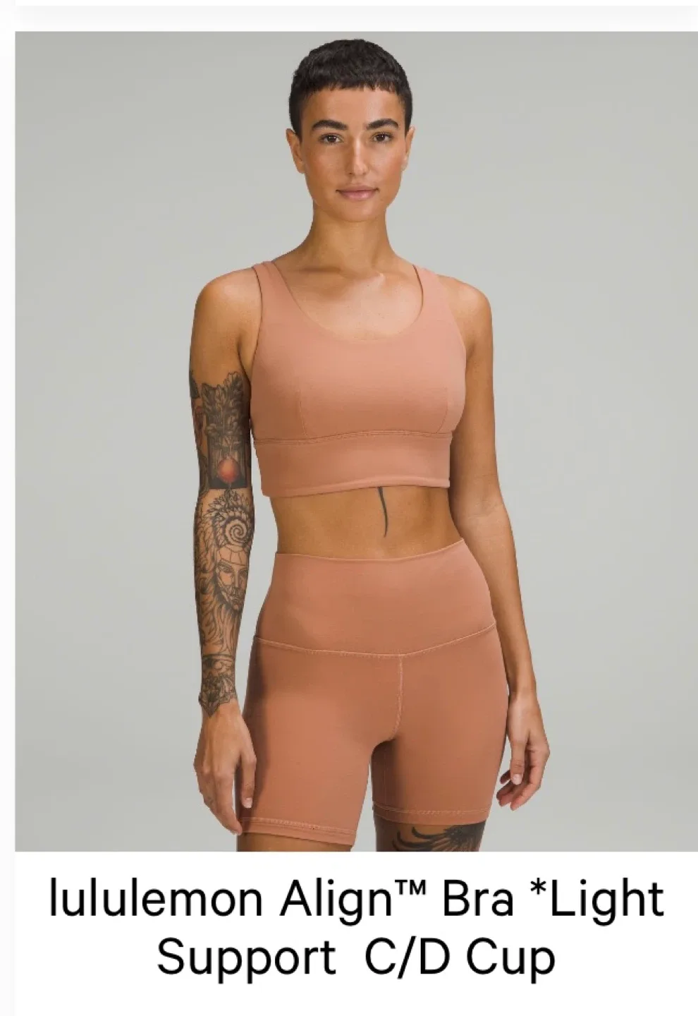 Lululemon Align Bra Light Support C/D Cup - Size 8 thumbnail