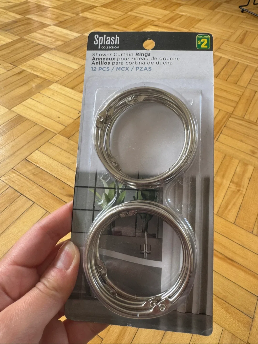 Splash Shower Curtain Rings - New in Package thumbnail