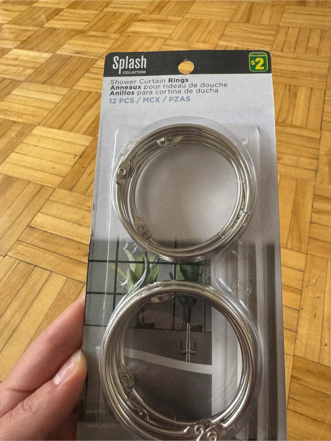 Splash Shower Curtain Rings - New in Package image indicator(3)