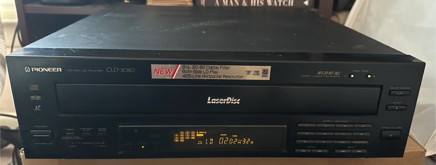 Pioneer CLD-2080 LaserDisc player - Auto flip dual side play - photo 3