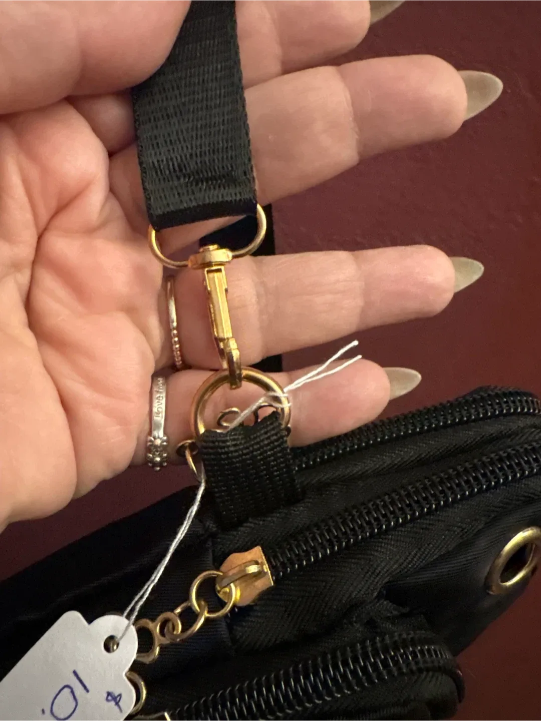 New Hello Kitty Motorcycle Black Crossbody Bag image indicator(5)