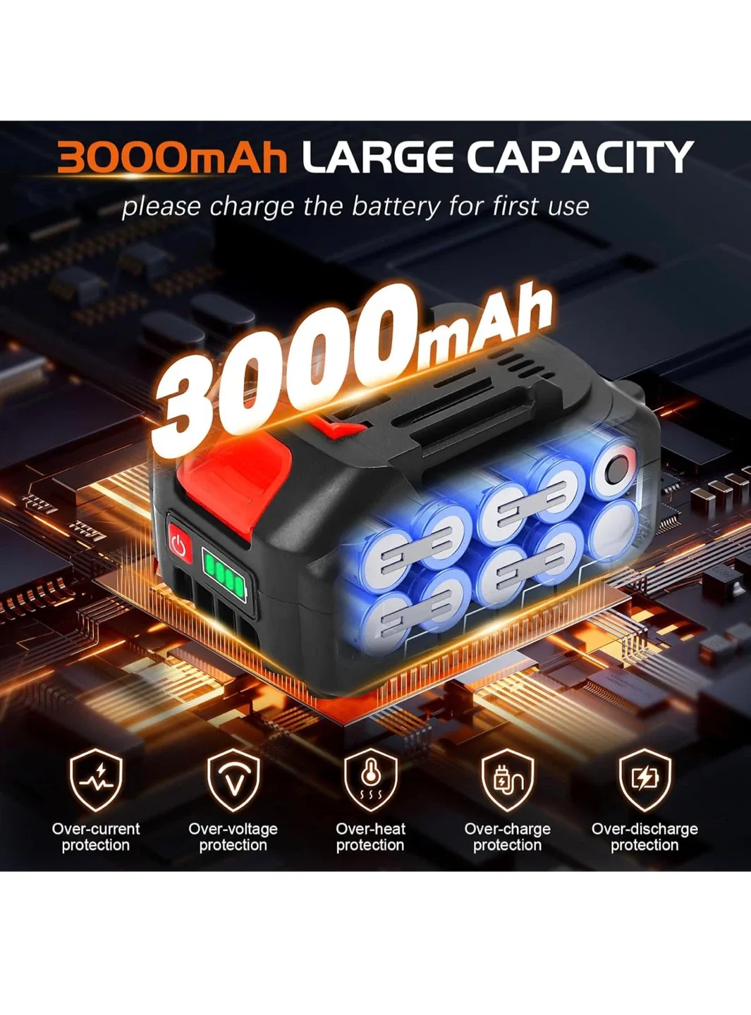 Portable Car Pressure Washer Handheld with 6-in-1 Nozzle image indicator(4)