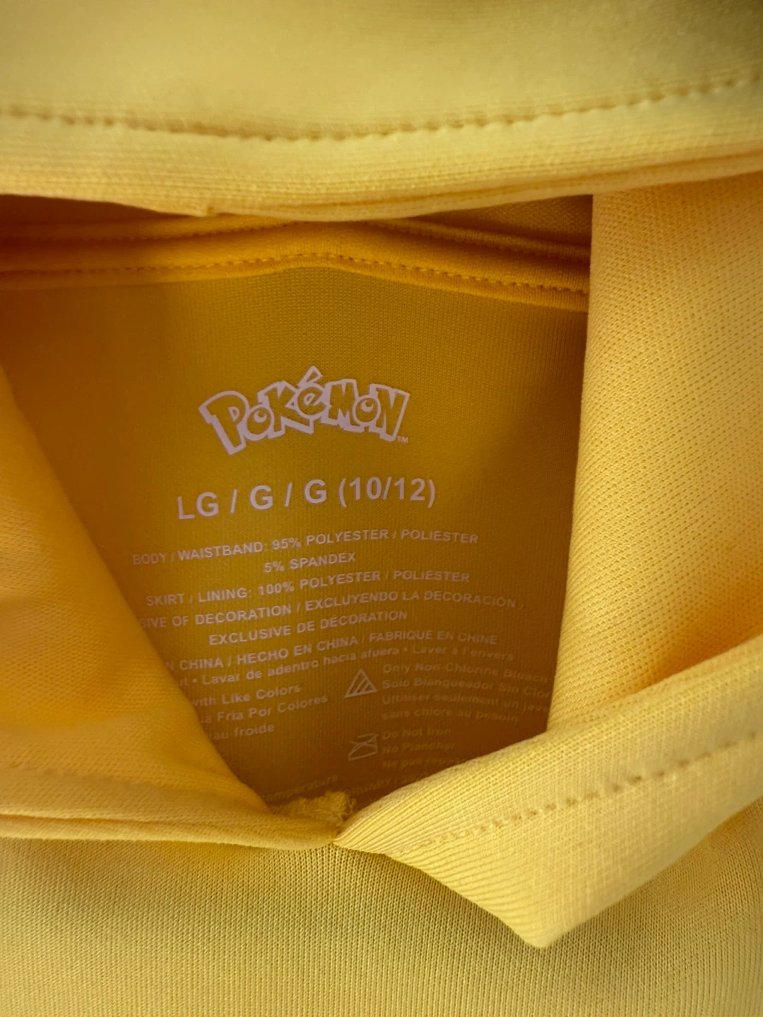 Pokémon Yellow Pikachu Dress Size 10/12 - photo 2