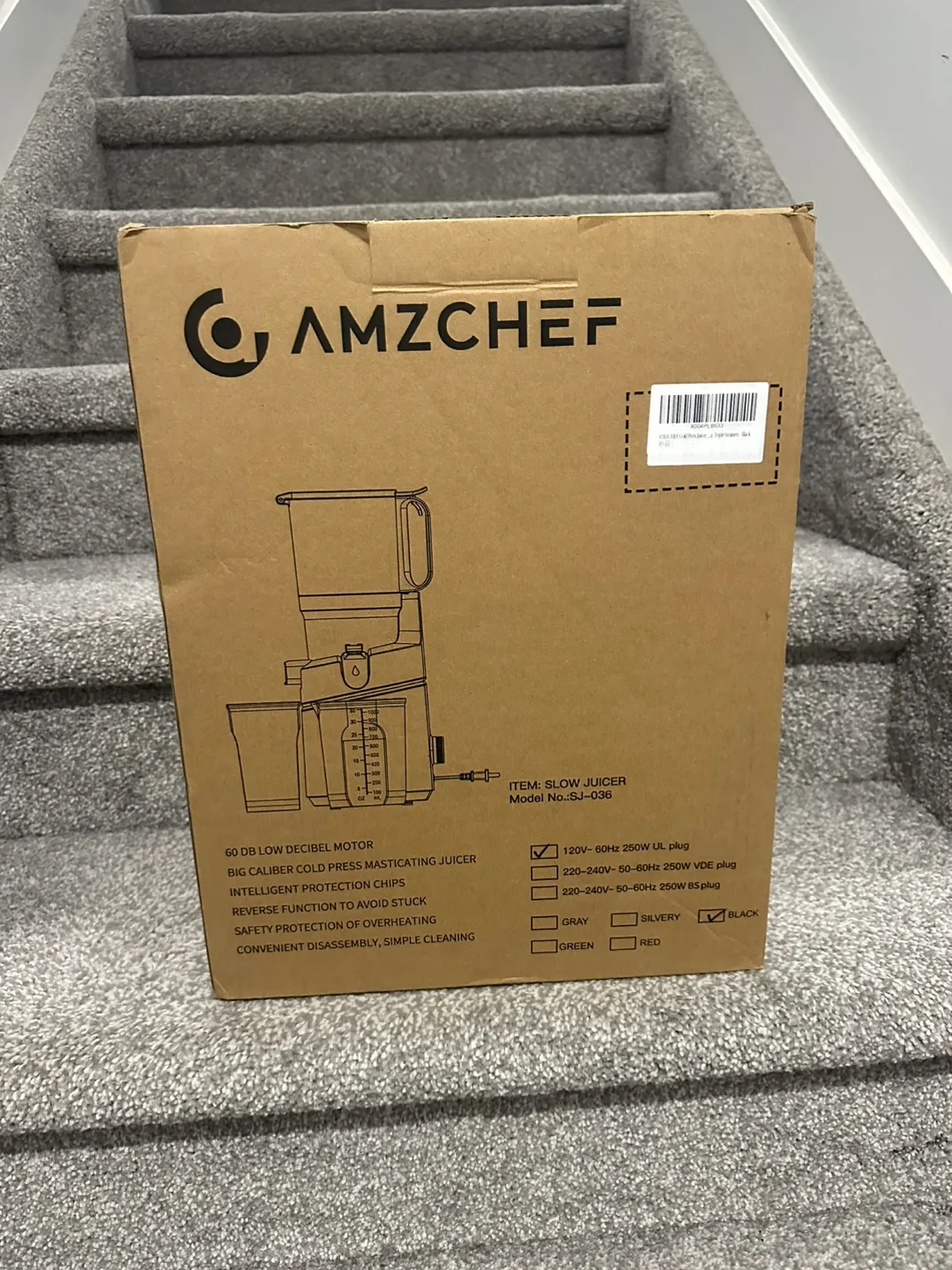 Brand New AMZCHEF Cold Press Juicer image indicator(10)