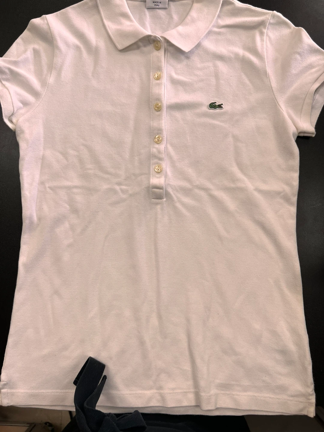 Lacoste White Polo Shirt