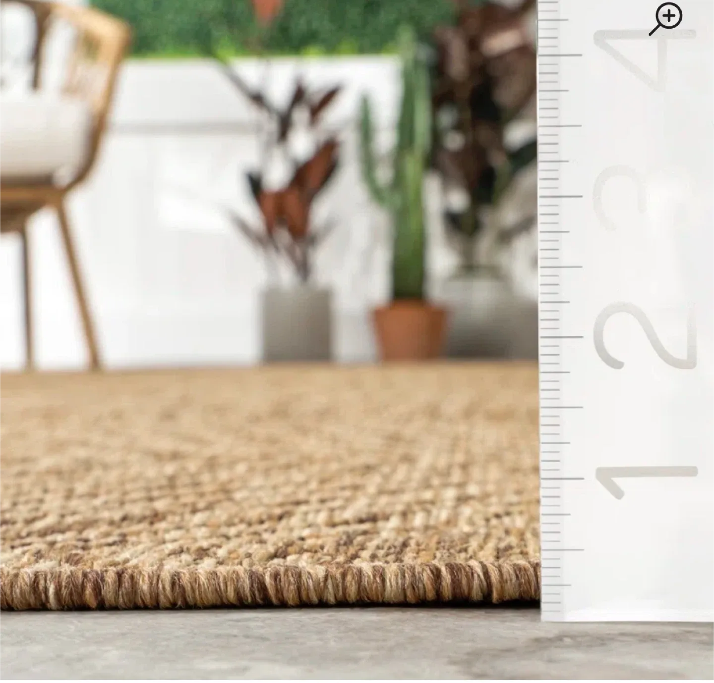 Tan Woven Geometric Rug –Large size!!! image indicator(4)