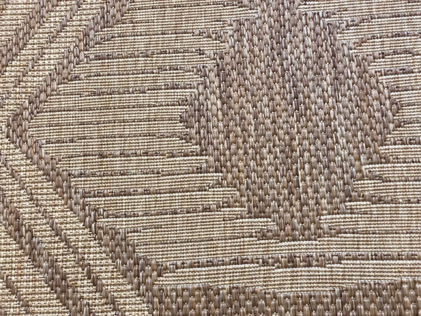 Tan Woven Geometric Rug –Large size!!! image indicator(2)