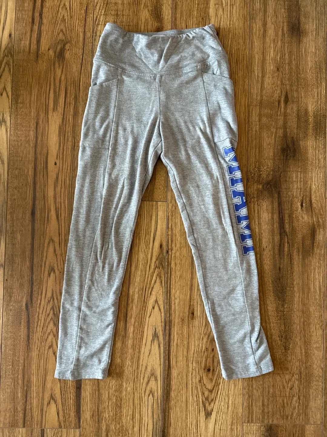 Kids - Fleece Lined Grey Leggings Size 7/8 thumbnail