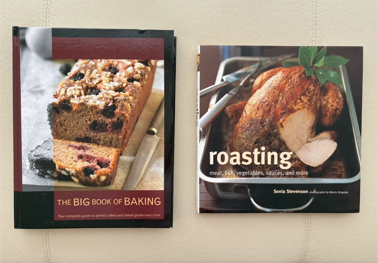 Hardcover cookbooks: Baking & Roasting