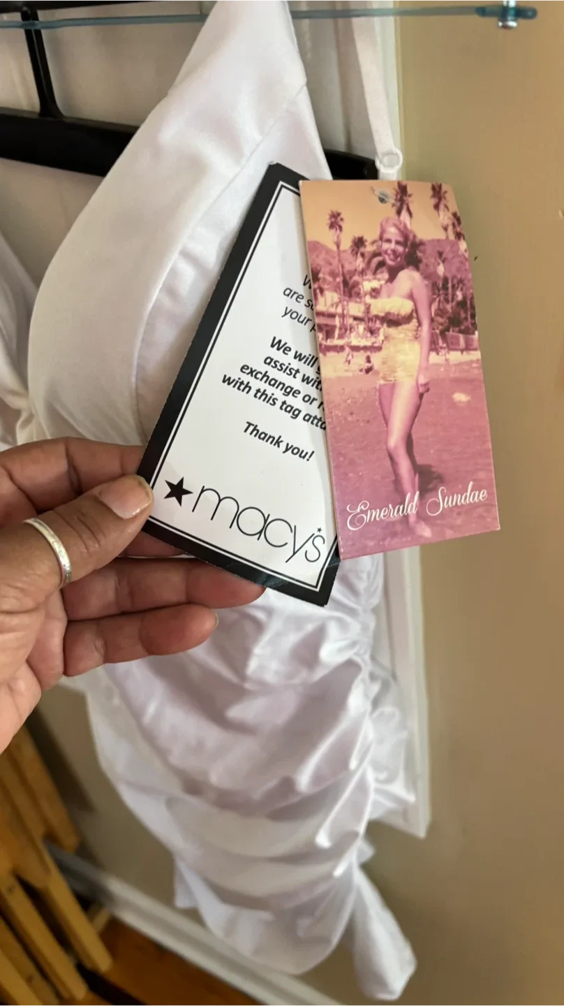 New Emerald Sundae White Dress image indicator(2)