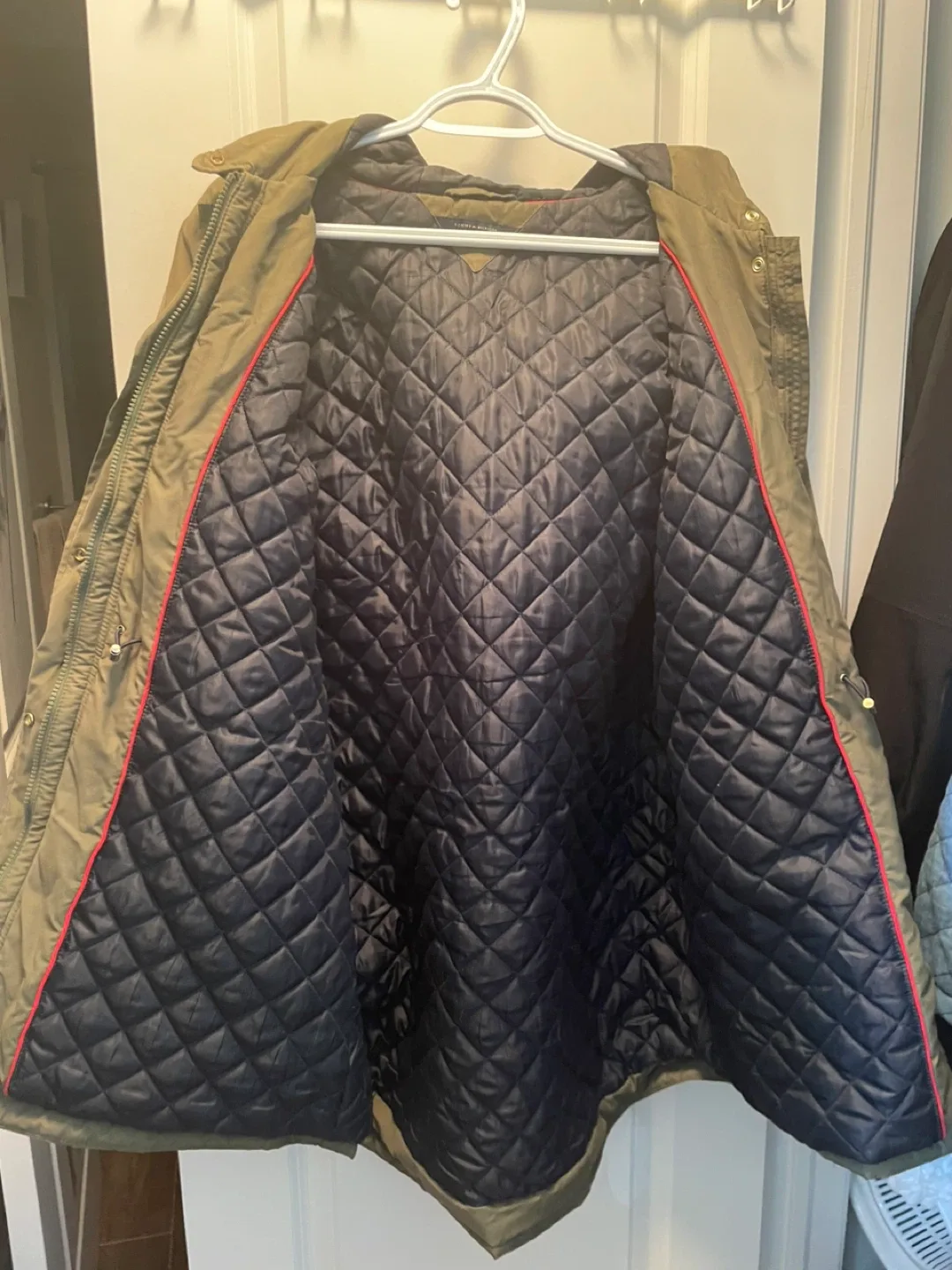 Tommy Hilfiger Olive Green Winter Coat image indicator(4)