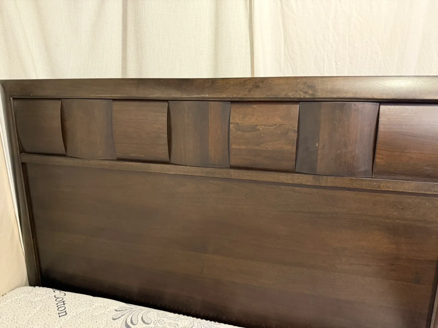 Bedroom set with dresser/ mirror and night table for sale image indicator(3)