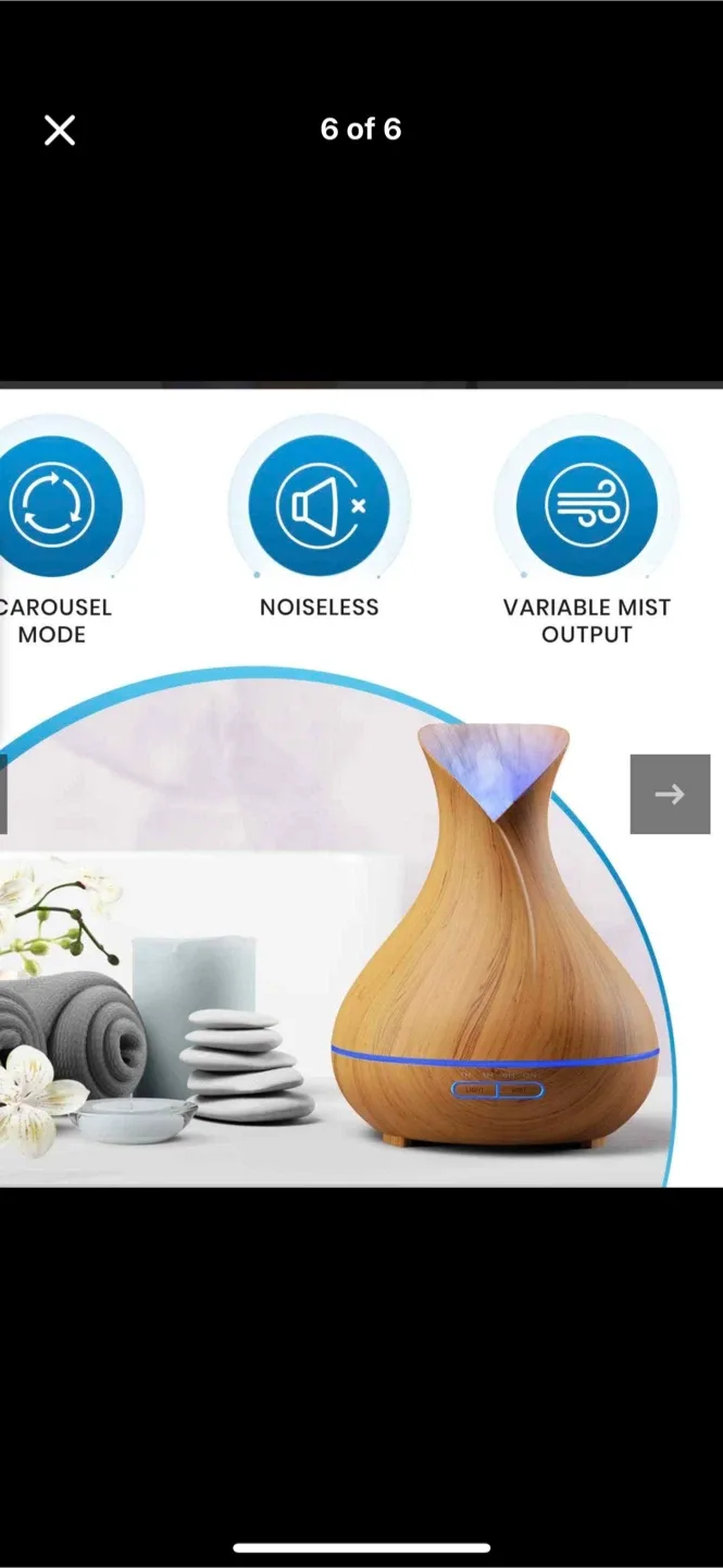 Everlasting Comfort Essential Oil Diffuser - New in Box image indicator(2)