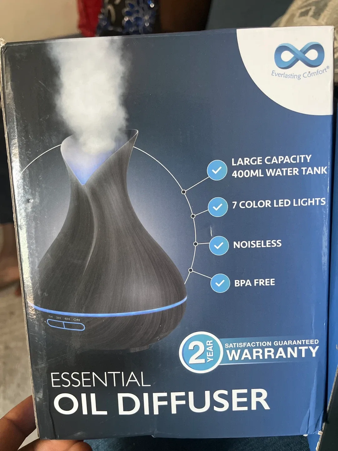 Everlasting Comfort Essential Oil Diffuser - New in Box image indicator(5)
