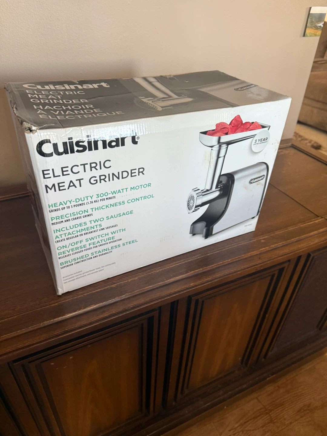 Cuisinart Electric Meat Grinder 300-Watt - Like New!