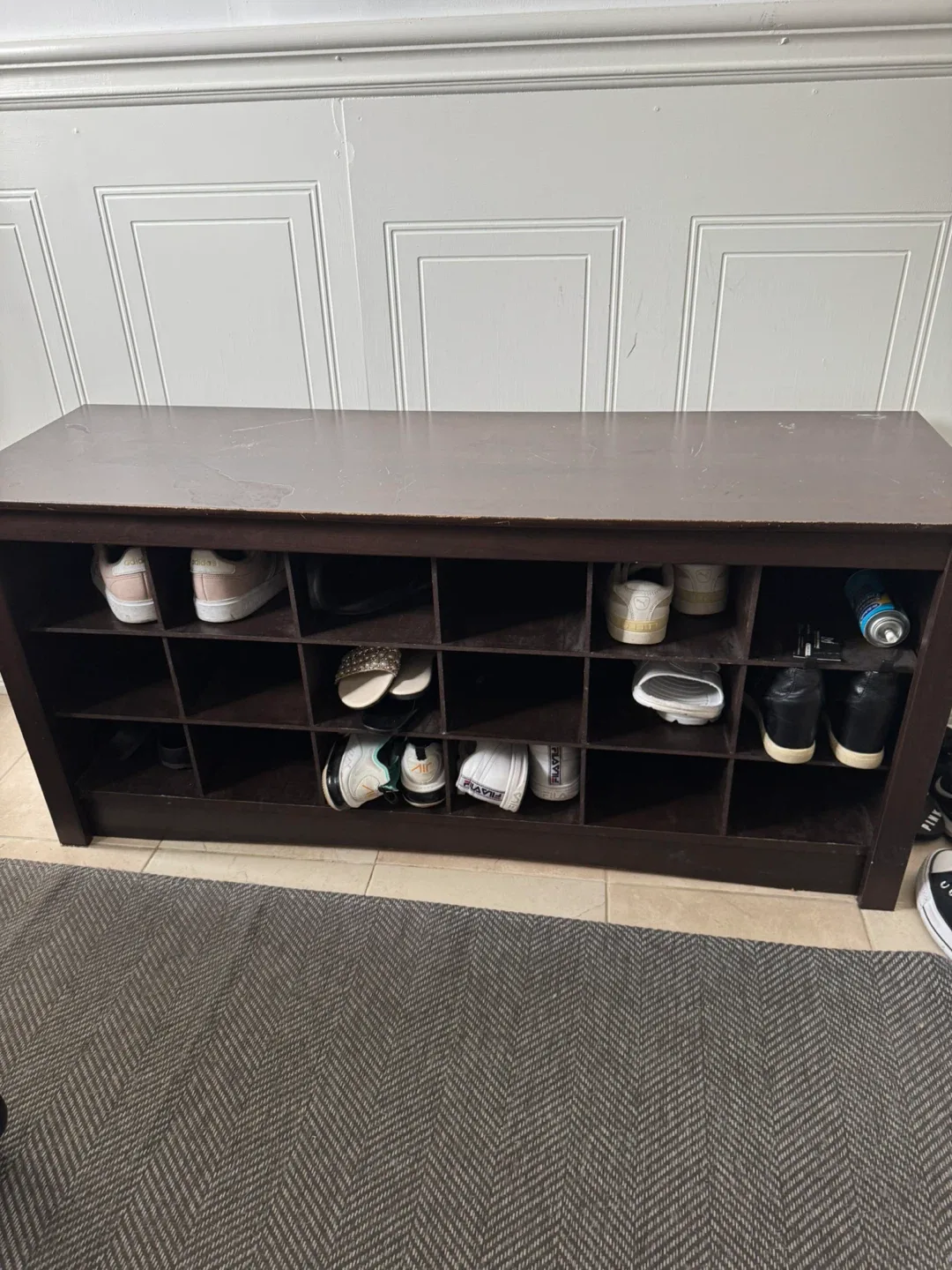 Wooden Shoe Rack Storage Bench thumbnail