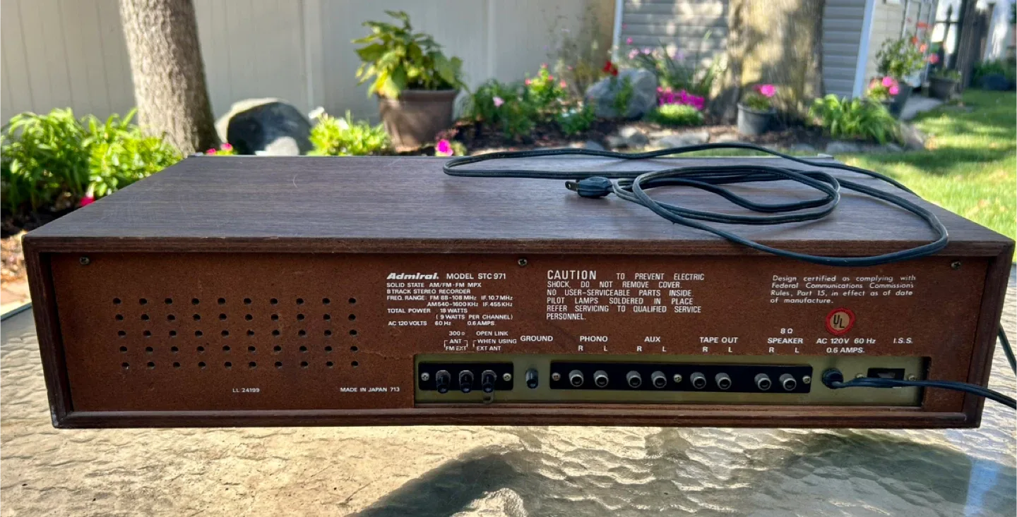 Vintage Admiral Stereo 8 Track Recorder image indicator(2)