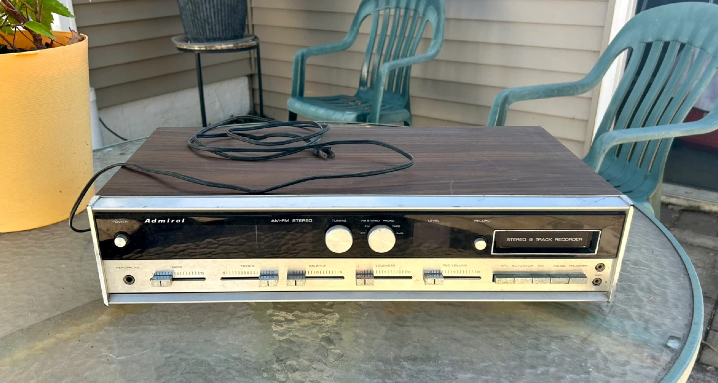Vintage Admiral Stereo 8 Track Recorder