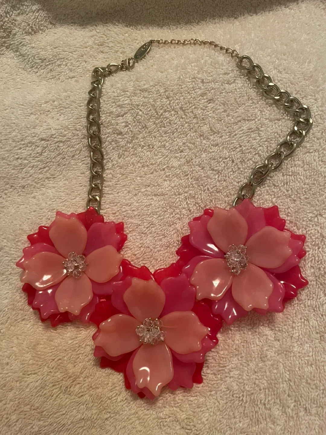 Flower Statement Necklace thumbnail