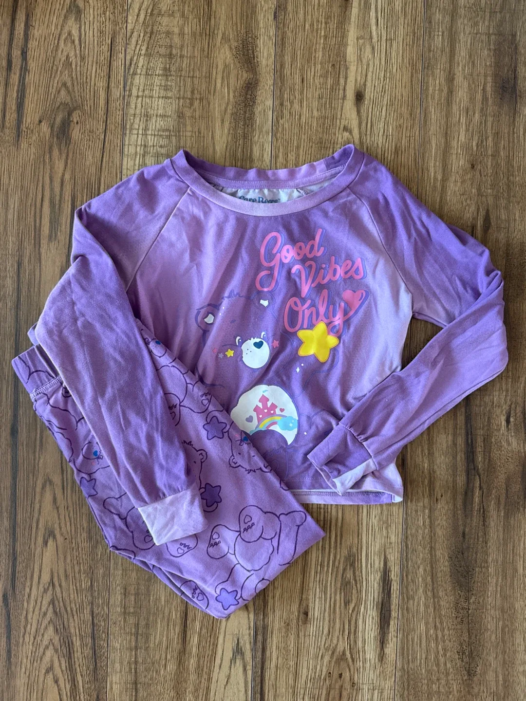 Kids - Care Bears Purple Pajama Set Size 7/8 thumbnail