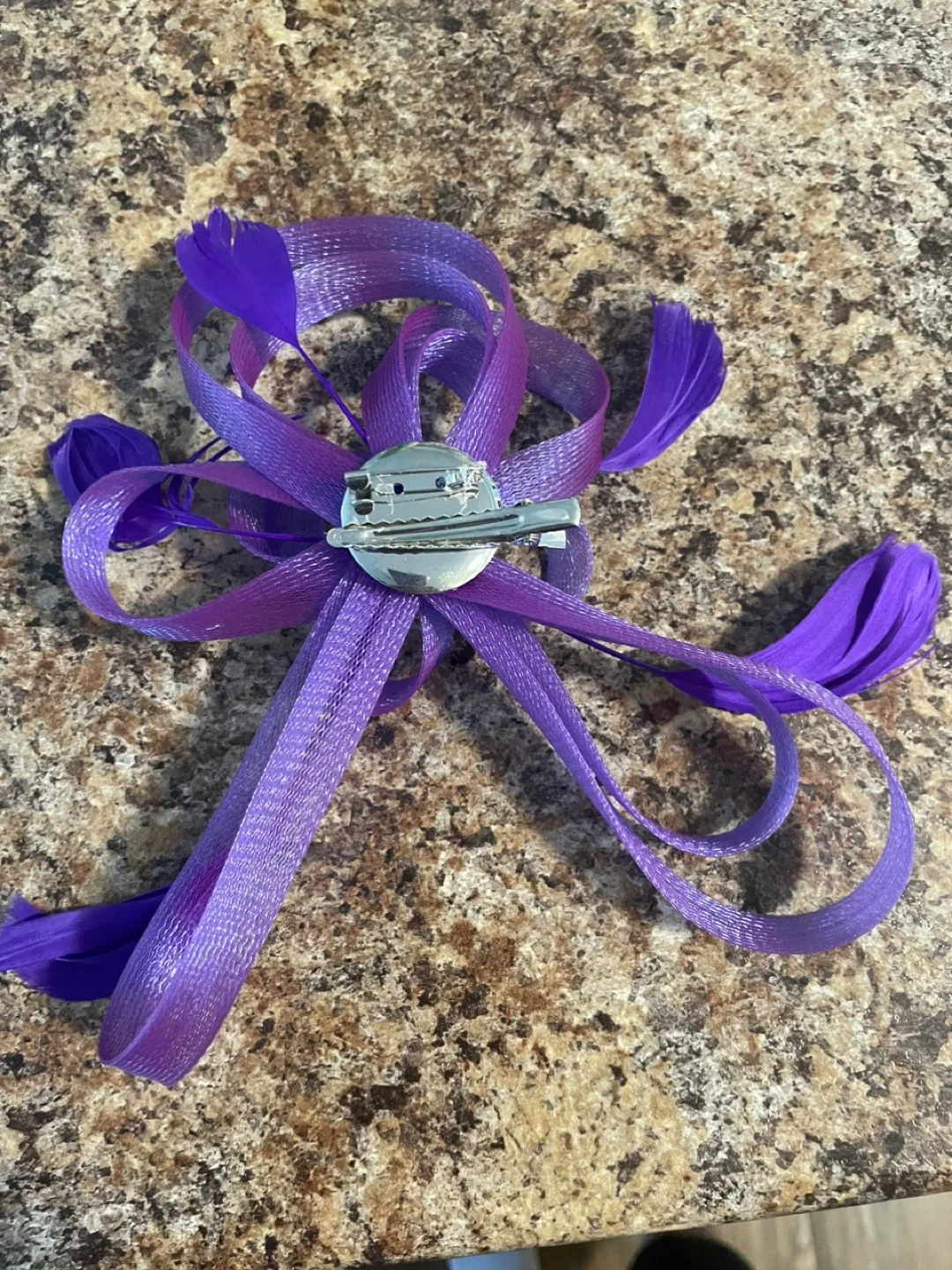 Purple Feather Fascinator thumbnail