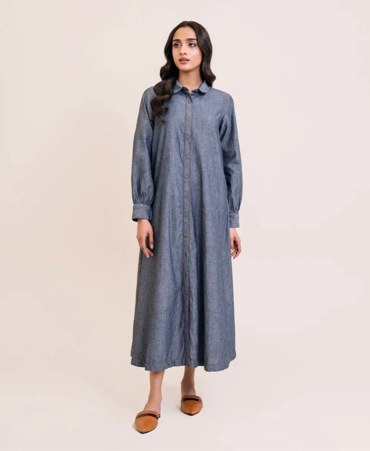 Sapphire Chambray Dress