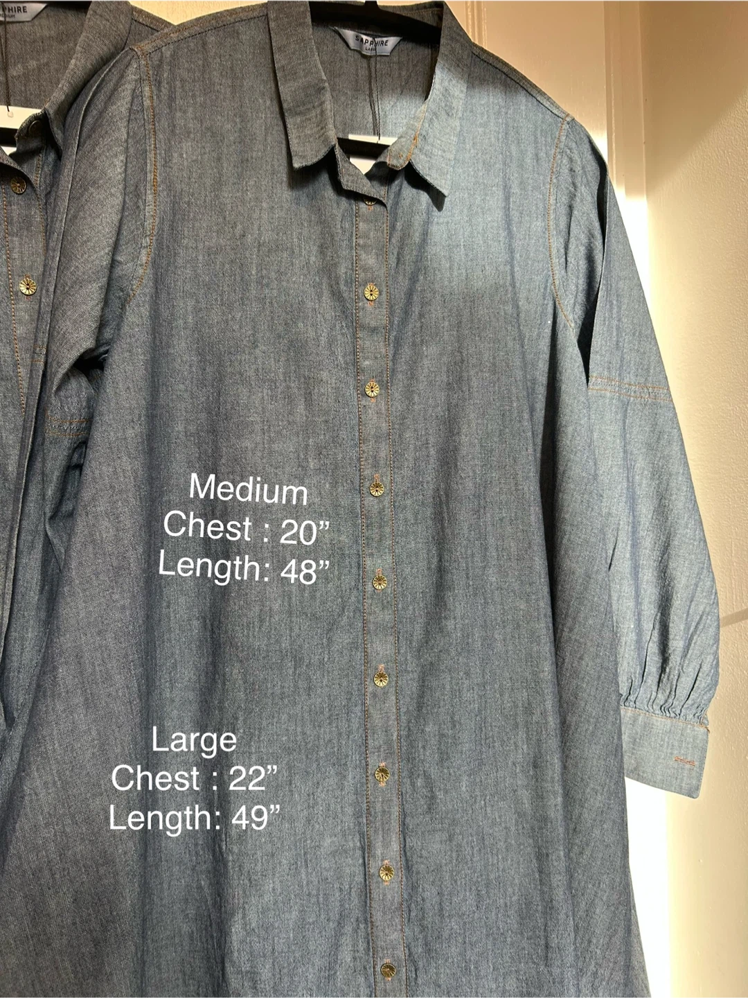 Sapphire Chambray Dress - photo 5