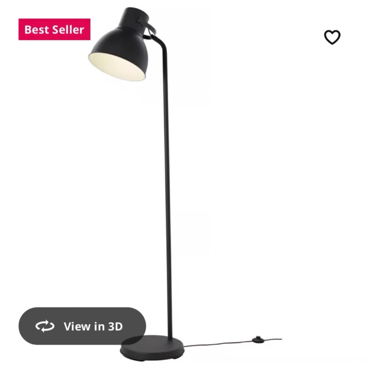 IKEA Hektar Floor Lamp - Dark Gray