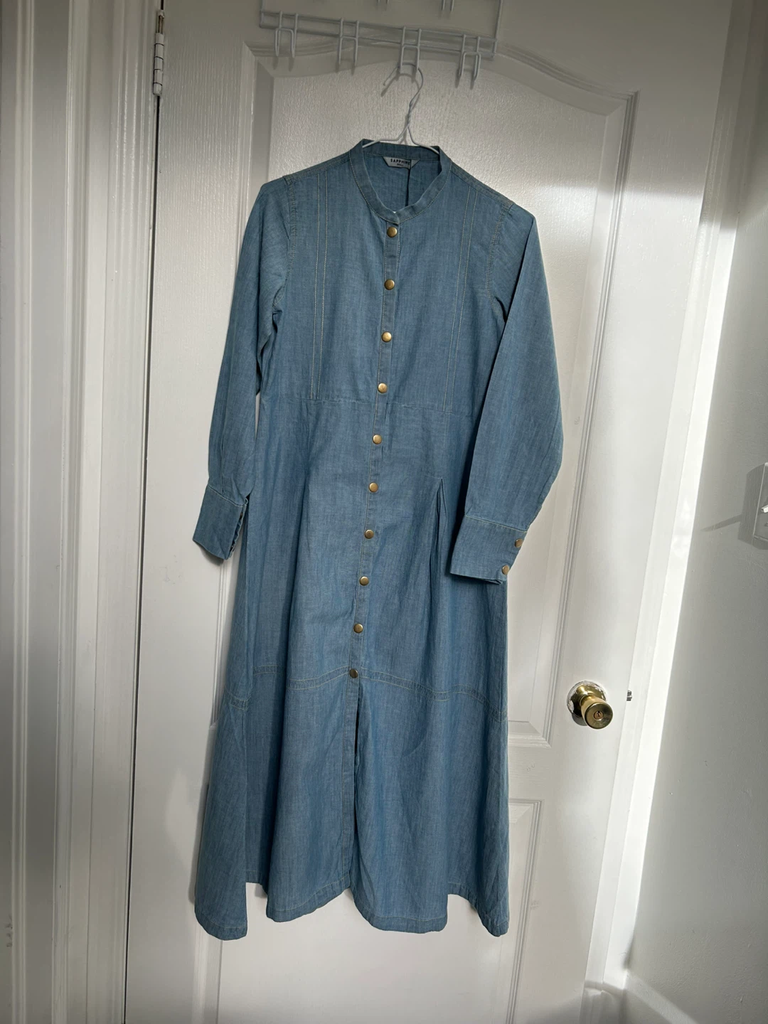 Sapphire Light Blue Denim Dress - photo 5