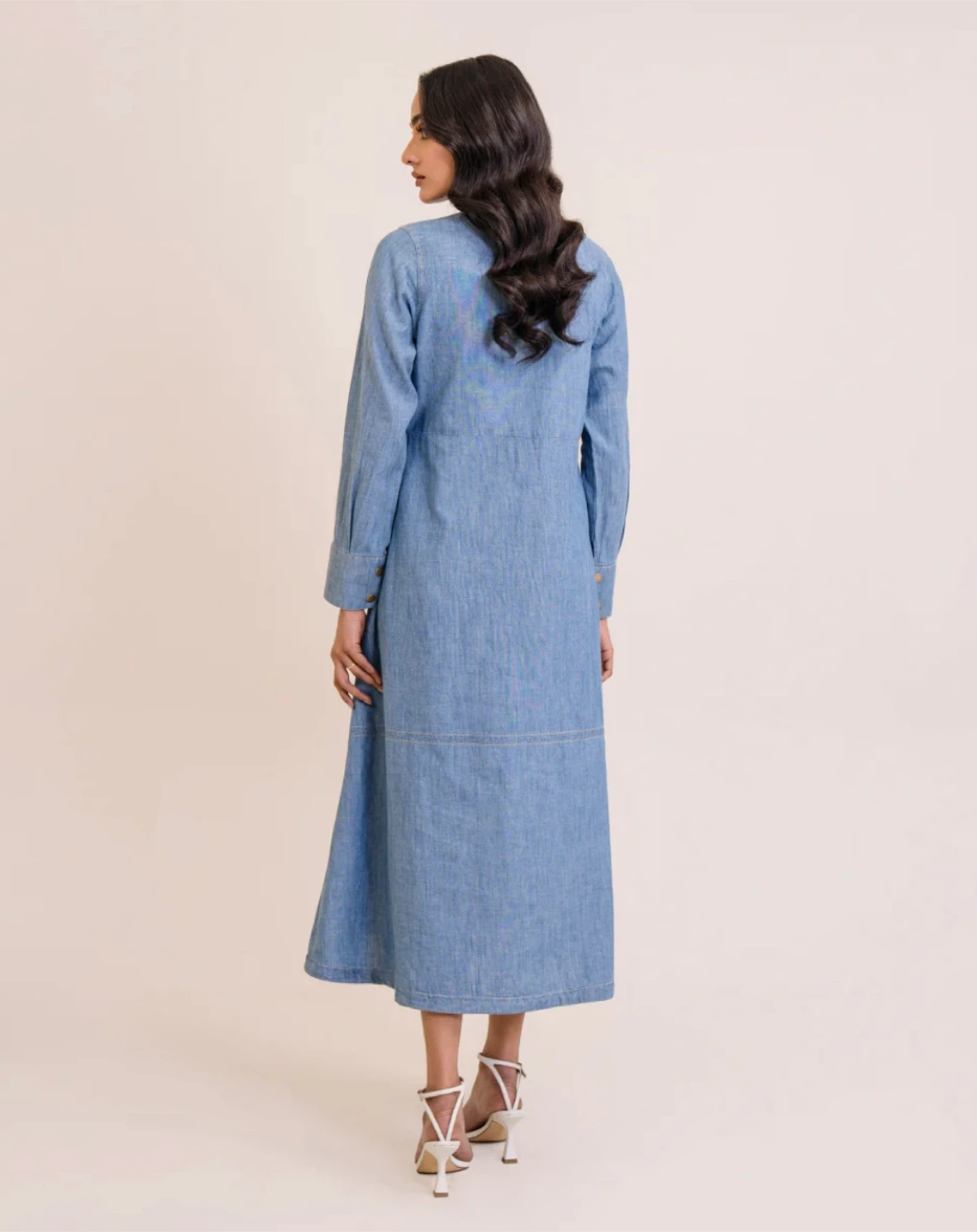 Sapphire Light Blue Denim Dress - photo 3