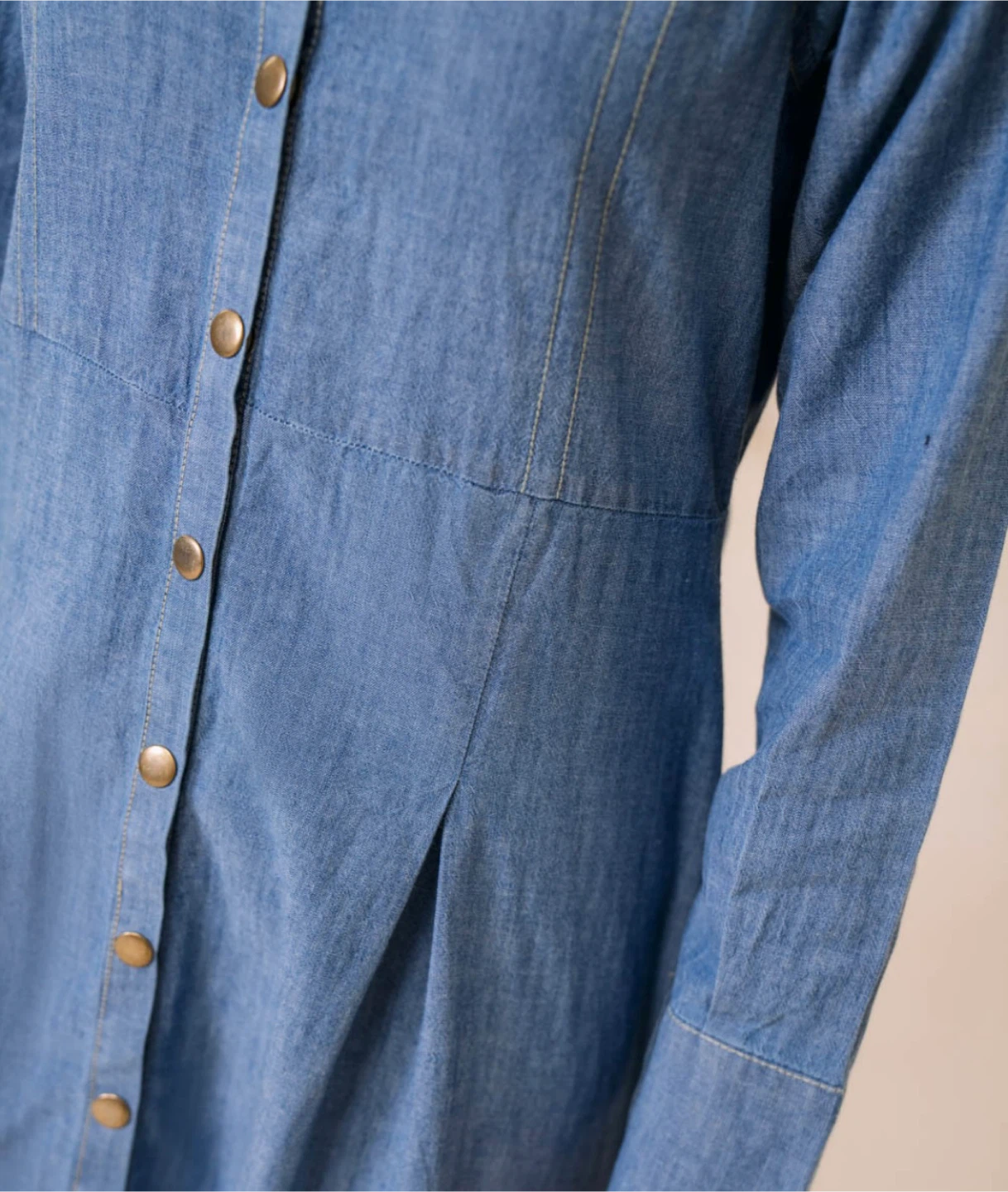 Sapphire Light Blue Denim Dress - photo 2