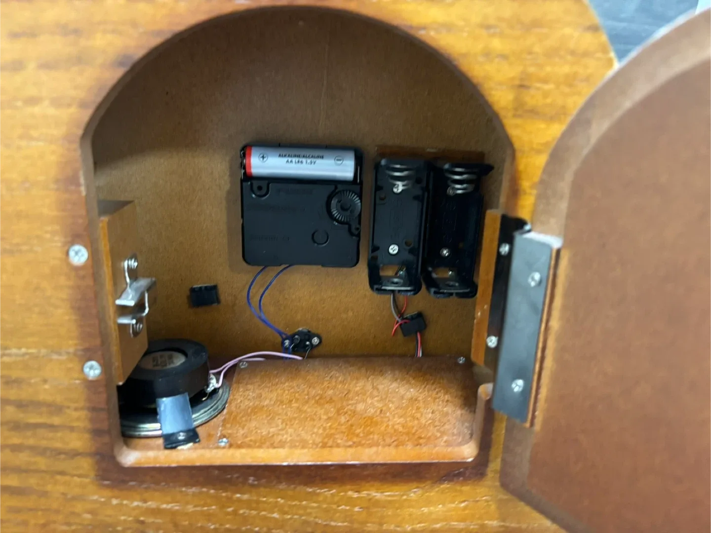 Rhythm Mantel Clock - Wood antique vintage image indicator(3)