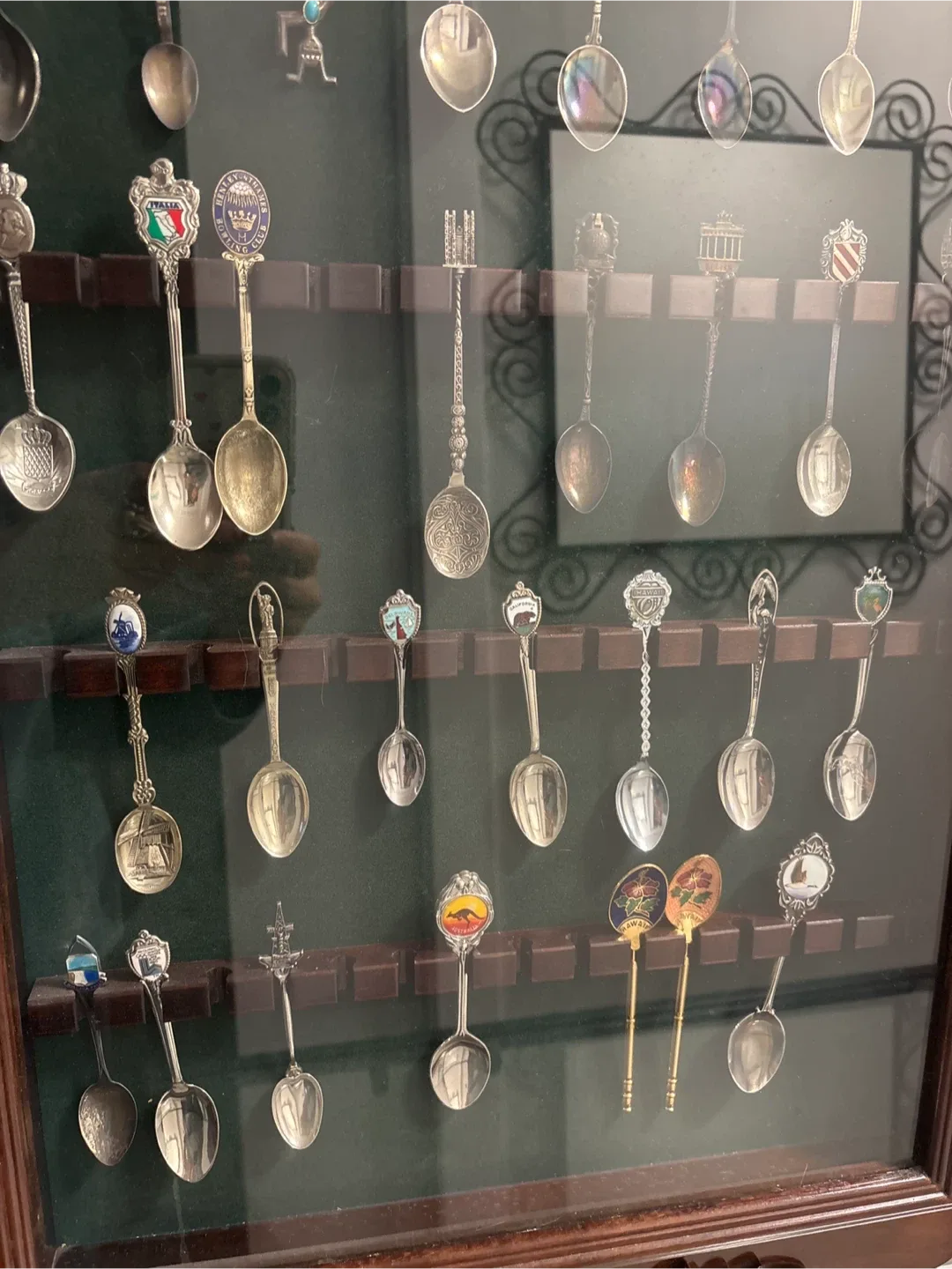 Vintage Spoon Collection Display Case image indicator(6)