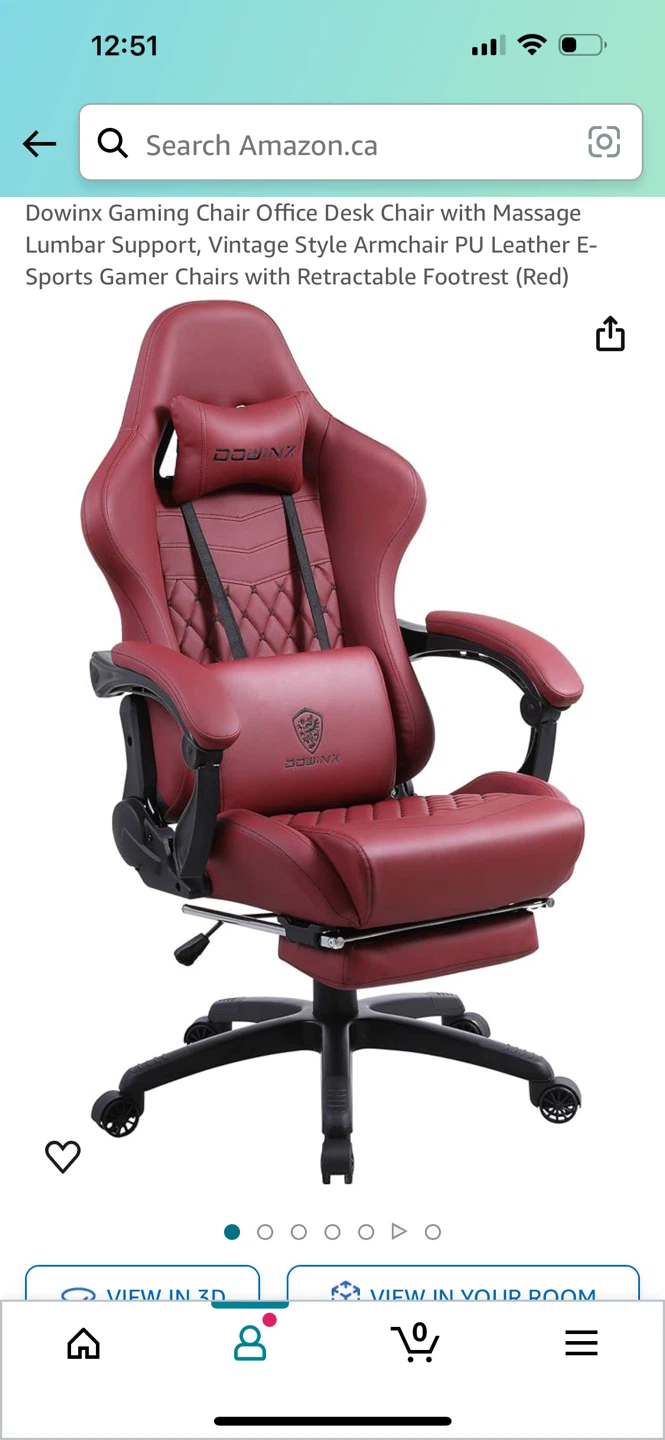 Dowinx Gaming Chair - Red - photo 5