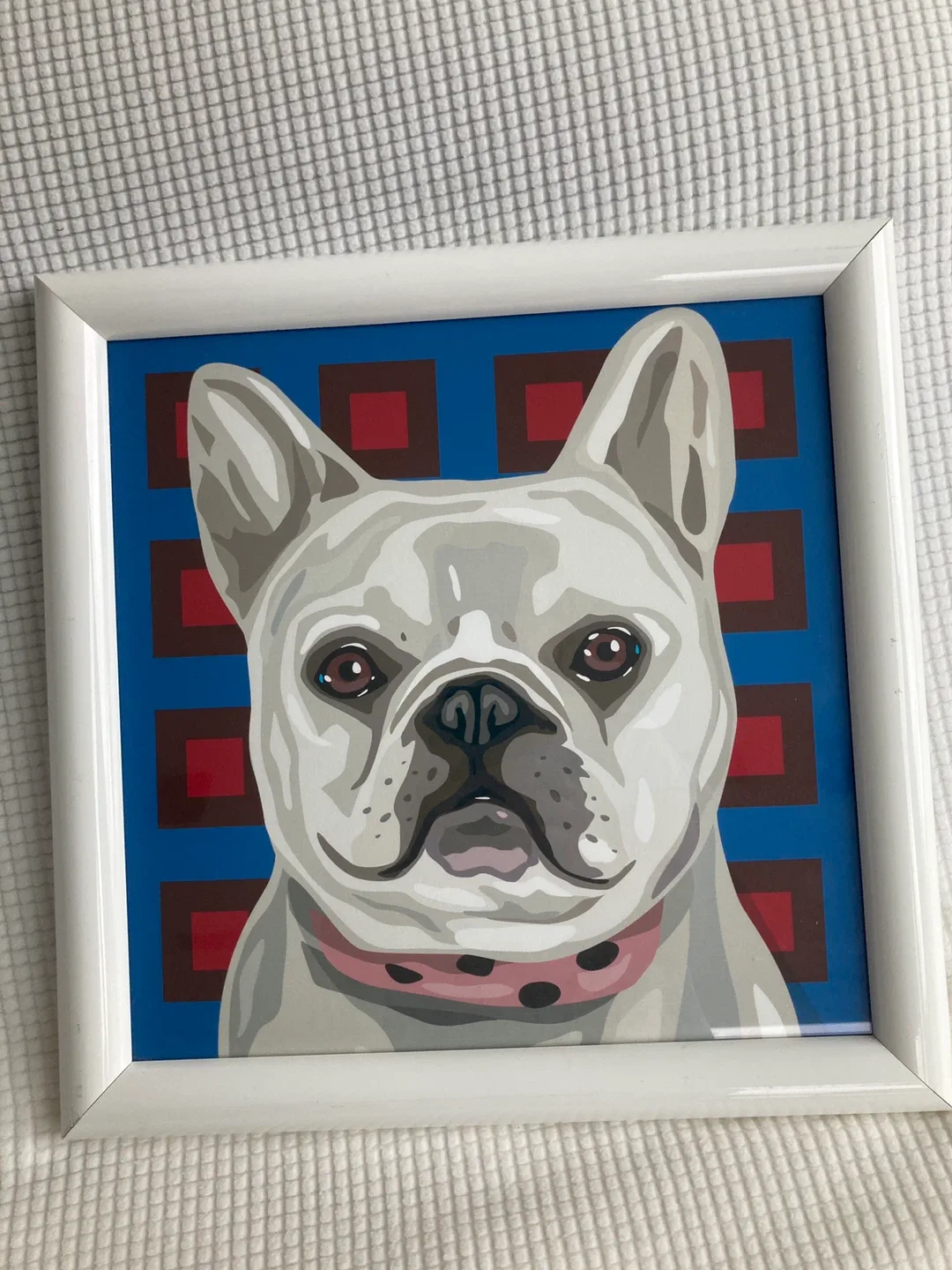 Dog Portrait Framed Frenchie Art thumbnail