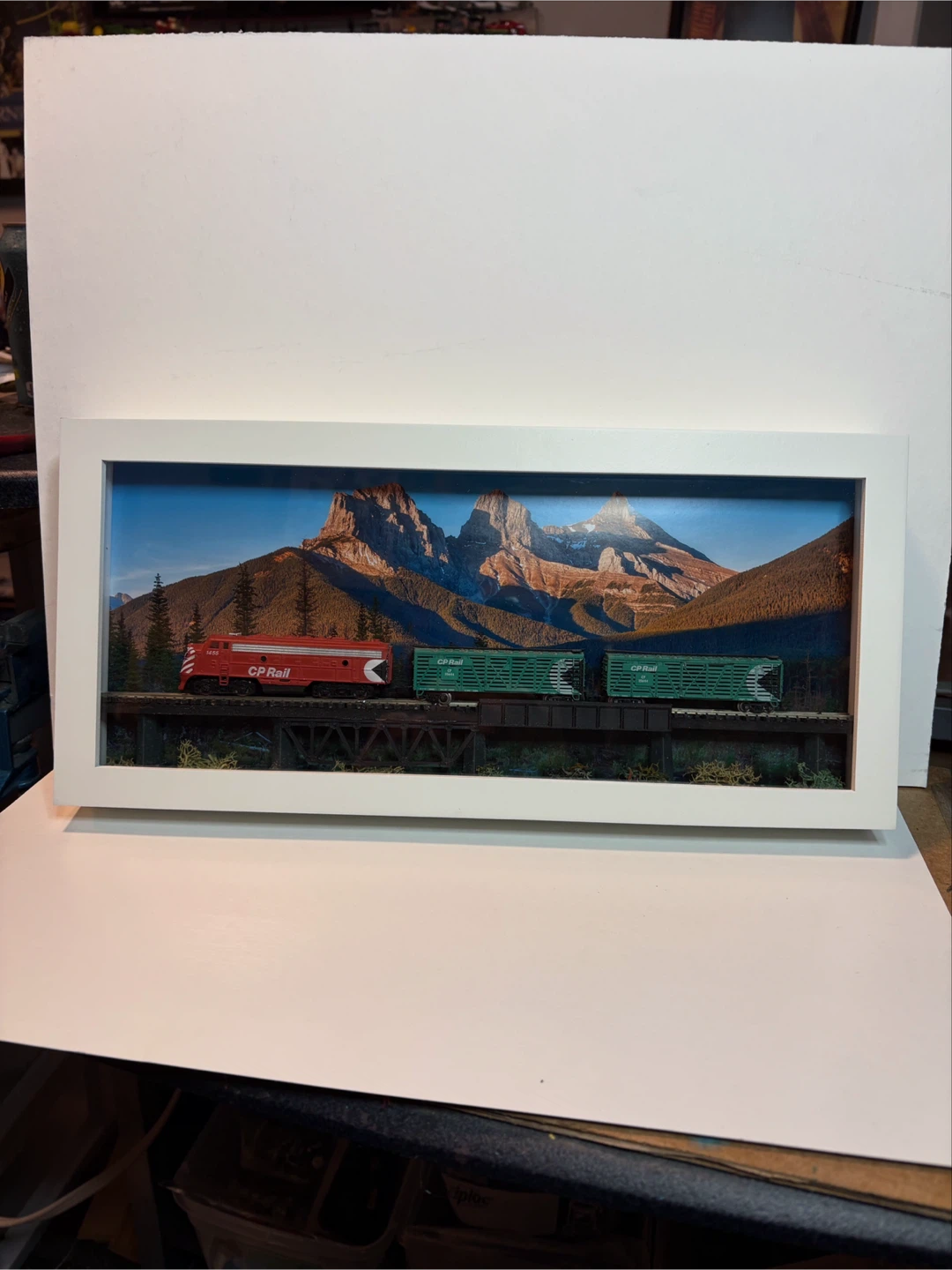 CP Rail Framed Display