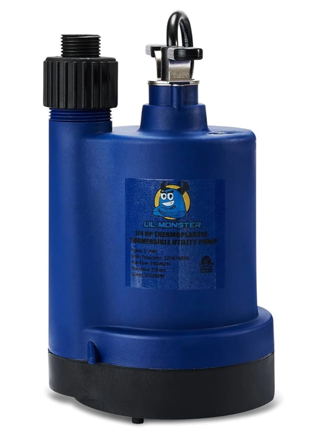 Lil Monster 1/4 HP Thermoplastic Utility Pump