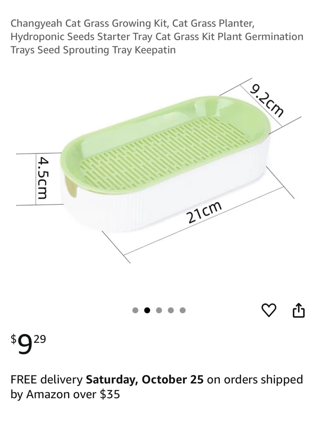 Set: Cat Grass Seeds with Growing Tray - photo 4