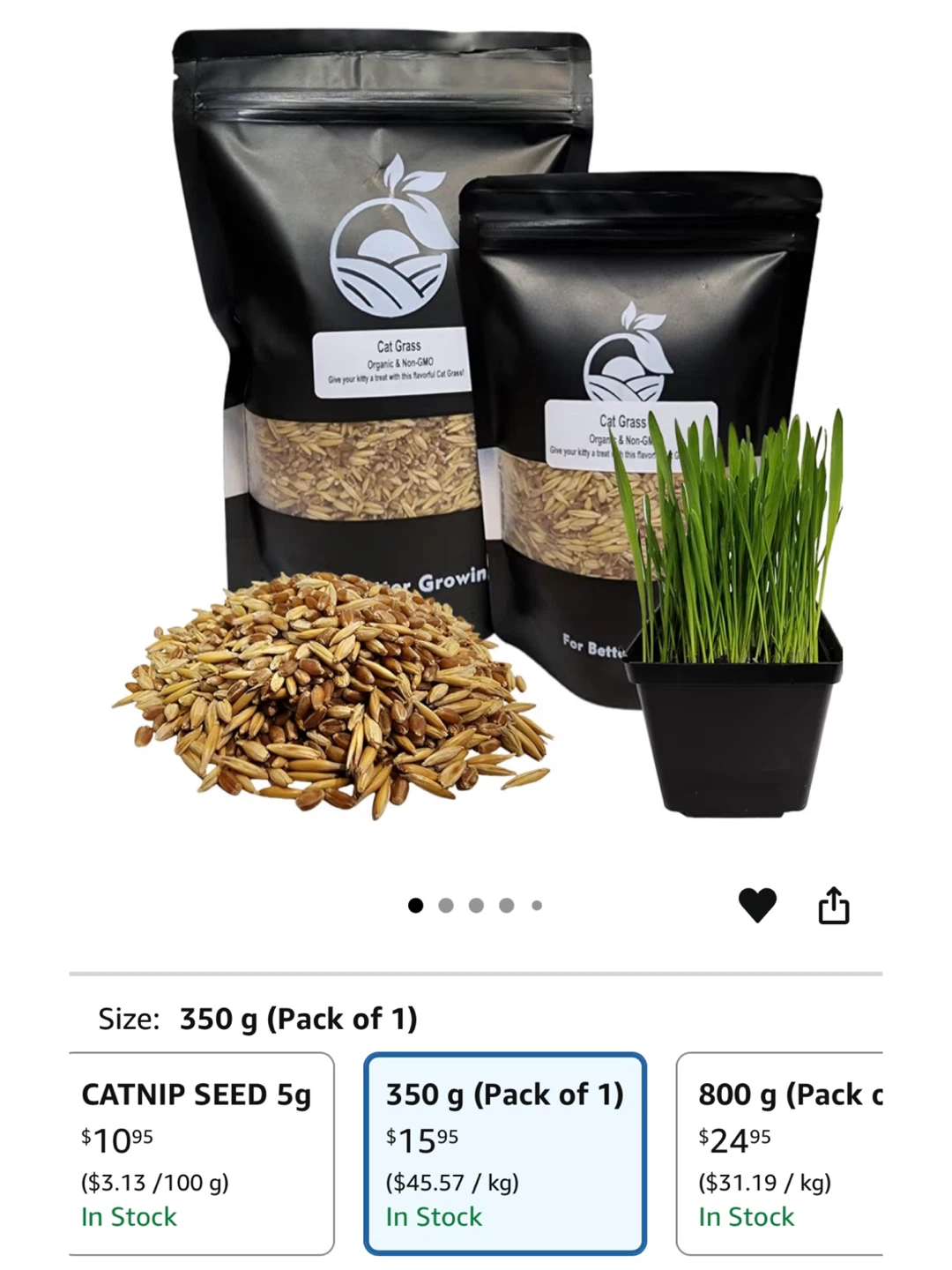 Set: Cat Grass Seeds with Growing Tray - photo 3