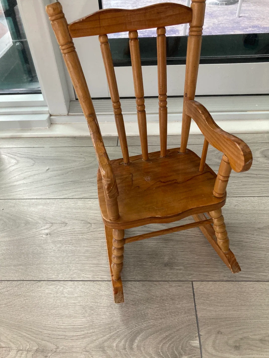 Wooden DOLLS  Rocking Chair thumbnail
