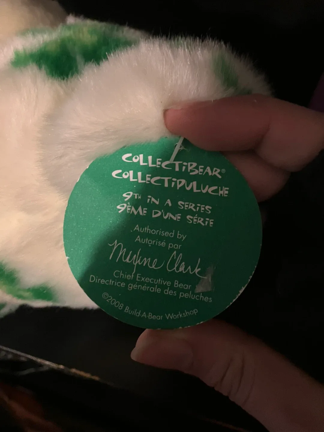 Rare “Lucky Fur You Teddy” Build-a-Bear (2008) image indicator(3)