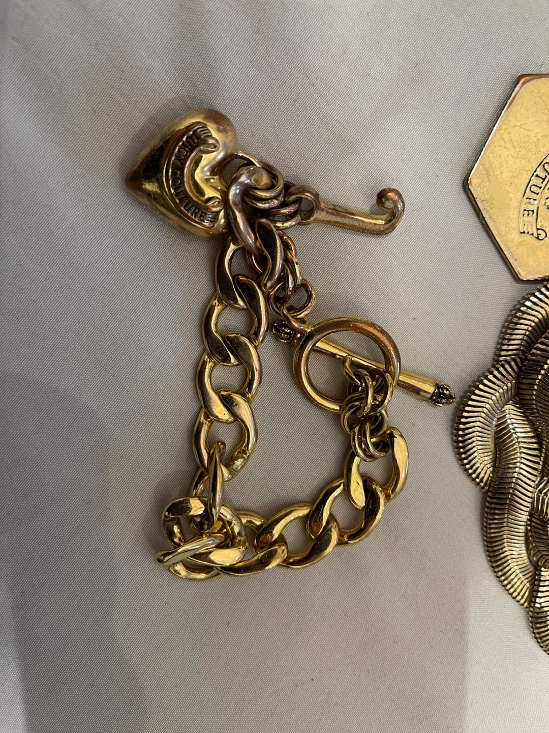 Vintage Juicy Couture Gold Bracelet Set - photo 2