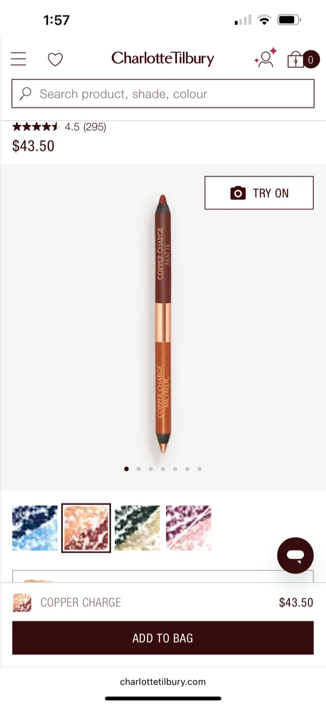 Charlotte Tilbury Eye Colour Magic Liner Duo - Copper Charge thumbnail