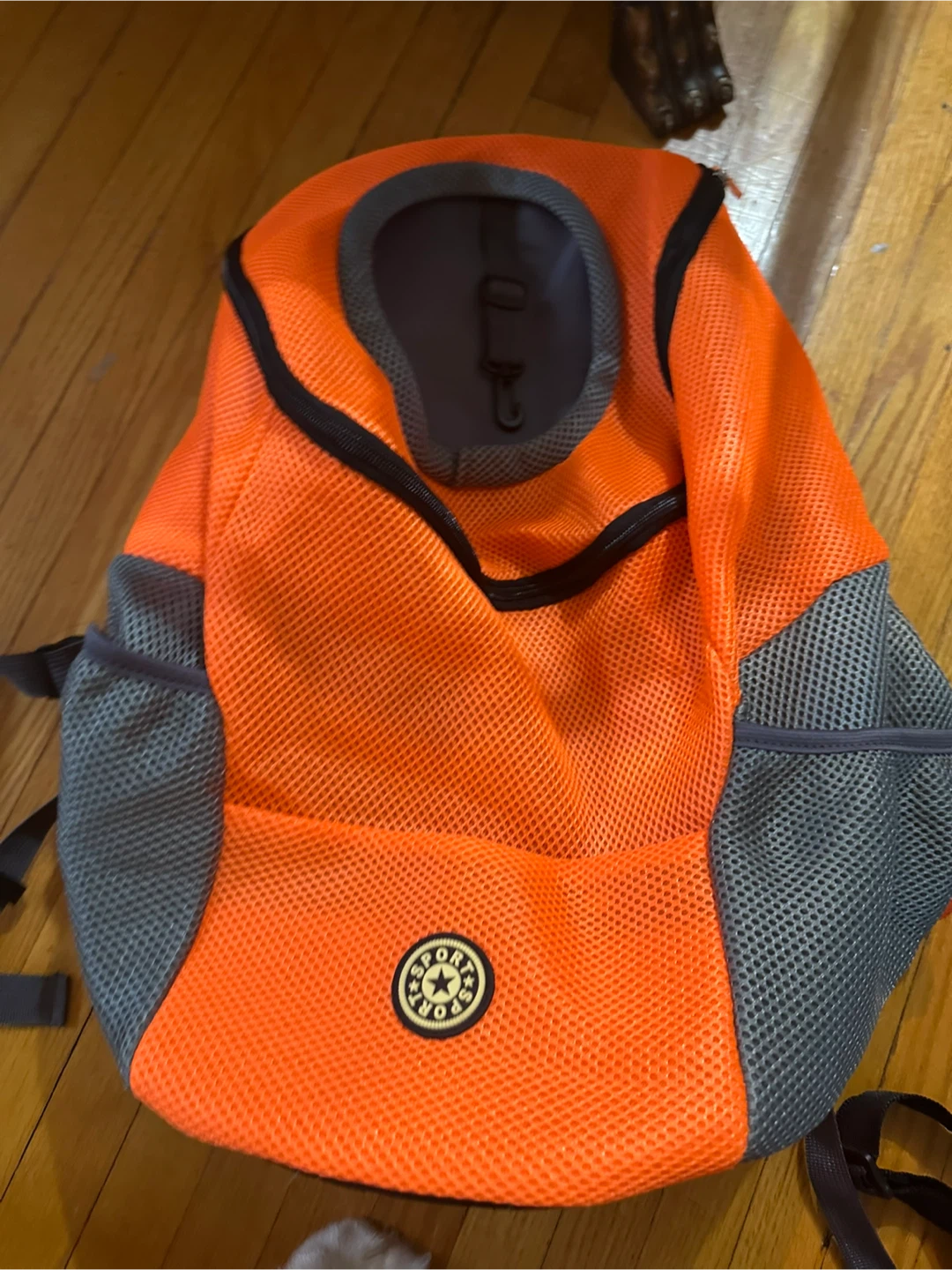 Orange Pet Carrier Backpack