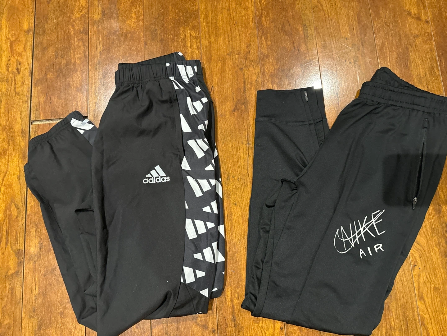 Adidas & Nike Black Track Pants Bundle