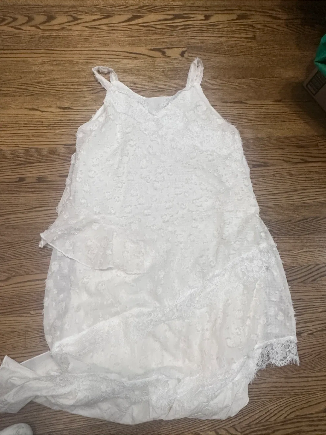 White Lace Cami Dress thumbnail