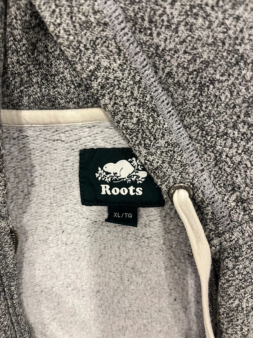 Roots Salt & Pepper Zip Up Hoodie - XL - photo 2