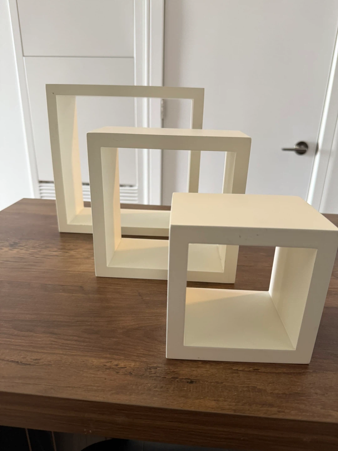 White Cube Shelves - Set of 3