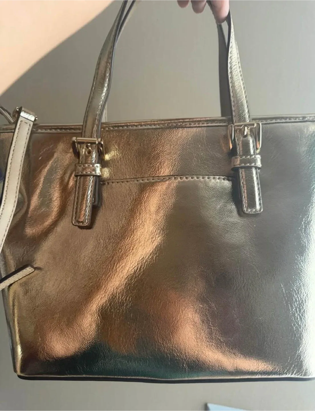 Michael Kors Gold Tote Bag image indicator(4)