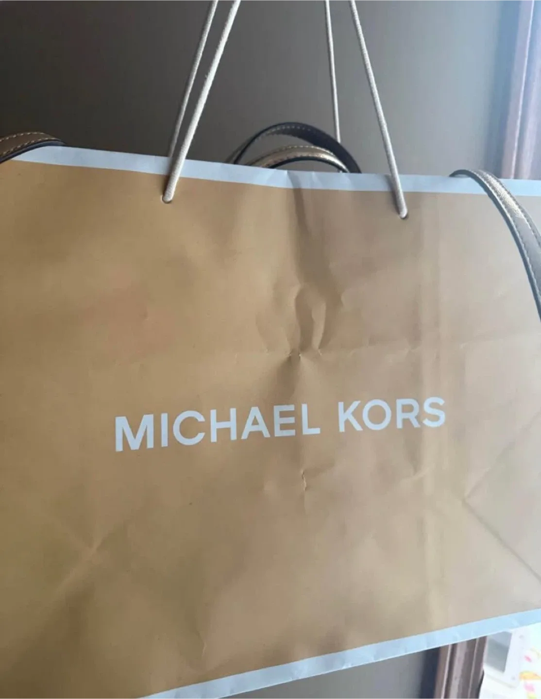 Michael Kors Gold Tote Bag image indicator(2)